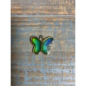 Butterfly "BFF" Rainbow Pendant or Charm